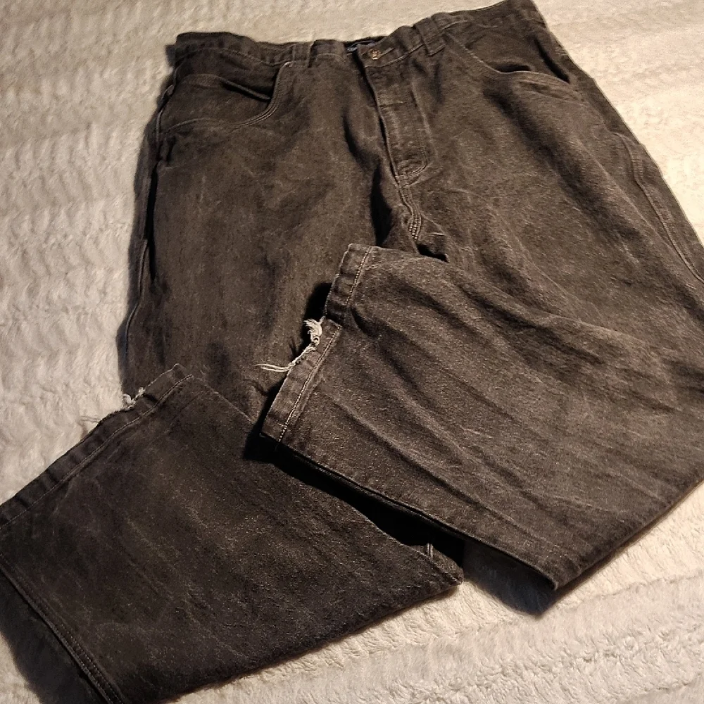 Anchor Blue Black Denim Jeans - Picture 7 of 11